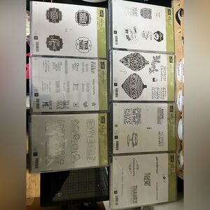 Stampin' Up! Decorative Stamp Set - Black and White retired 
You choose stamp